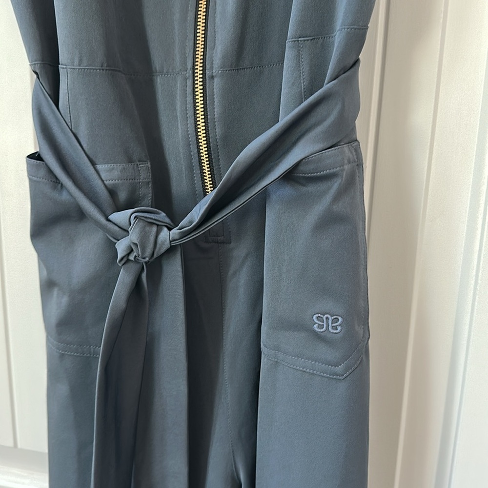 Albion Fit City Jumpsuit Charcoal LIKE NEW - Lg Petite - Picture 12 of 14